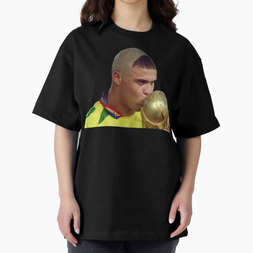 El Fenomeno Oversized T-Shirt Celebrate Global Passion for the FIFA World Cup 2026 Journey through CR7 Highlights, Argentina, France and Brazil Pride, Championship Spirit, Famous Goals, Roaring Crowds and International Football Unity; Made for