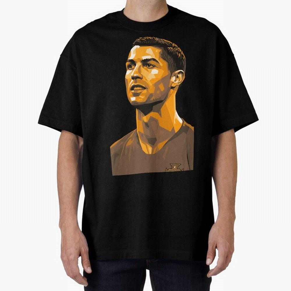 Ronaldo Oversized T-Shirt Follow the Final Road of FIFA World Cup 2026 Highlighting Messi, Argentina, France and Brazil Energy, Sports Nostalgia, International Competition, Famous Players and Unforgettable Victories; Perfect for People Who Love