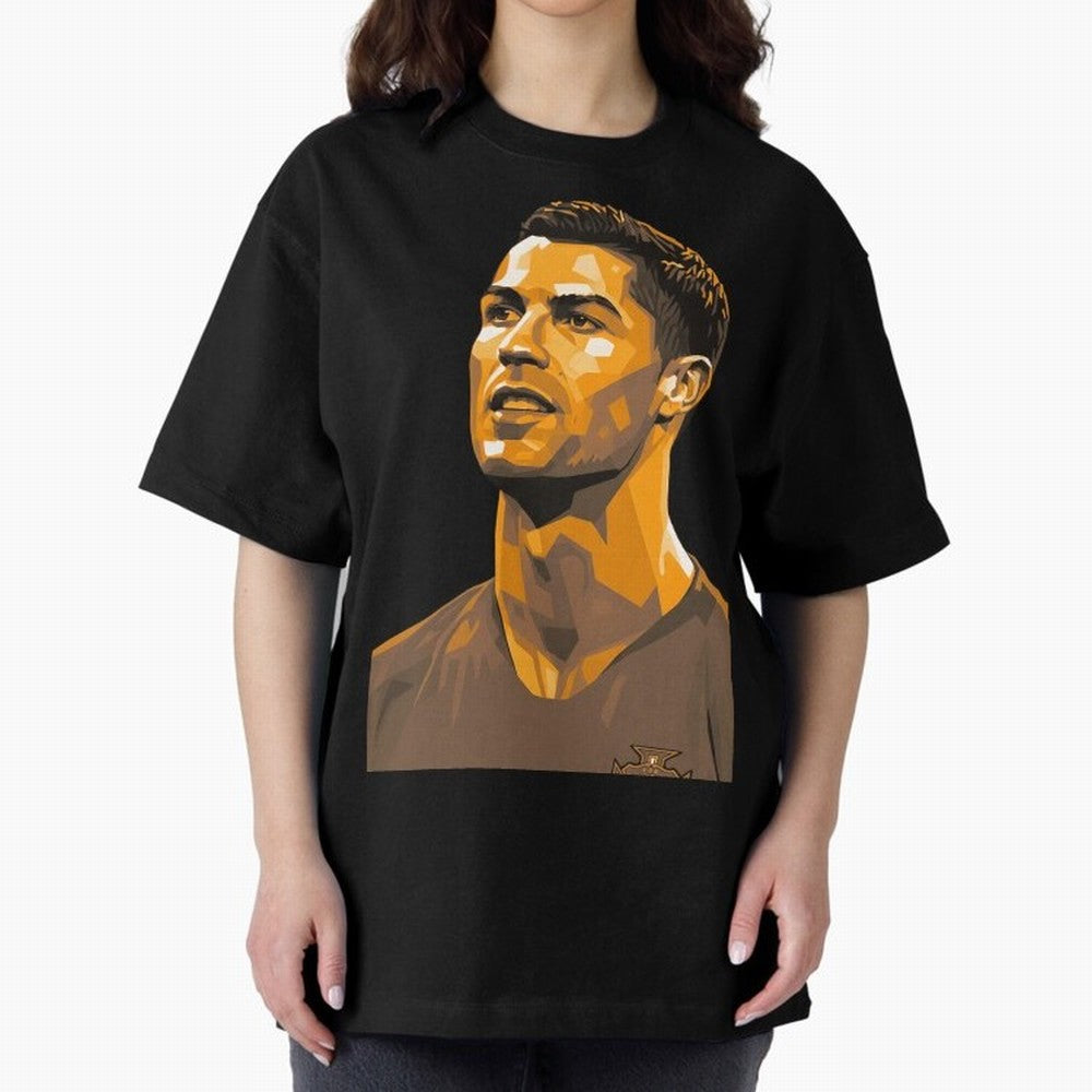 Ronaldo Oversized T-Shirt Follow the Final Road of FIFA World Cup 2026 Highlighting Messi, Argentina, France and Brazil Energy, Sports Nostalgia, International Competition, Famous Players and Unforgettable Victories; Perfect for People Who Love