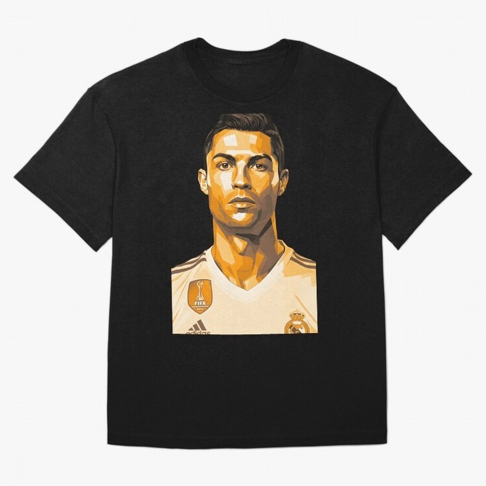 Ronaldo Oversized T-Shirt Show Championship Spirit for FIFA World Cup 2026 USA Canada Mexico for Fans of Cristiano Ronaldo, Haaland and CR7 and Portugal, Spain and Germany, Bringing Stadium Memories, Football Loyalty, International Chants and