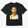 Ronaldo Oversized T-Shirt Show Championship Spirit for FIFA World Cup 2026 USA Canada Mexico for Fans of Cristiano Ronaldo, Haaland and CR7 and Portugal, Spain and Germany, Bringing Stadium Memories, Football Loyalty, International Chants and