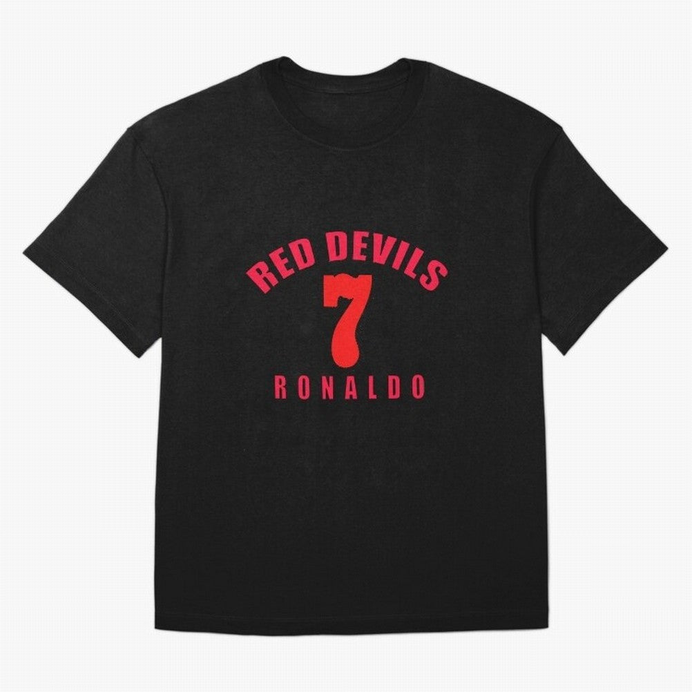 Cristiano Ronaldo Manchester United Oversized T-Shirt Relive the Noise and Pride of FIFA World Cup 2026 Group Stage for Fans of Messi, CR7 and Mbappe and England and Germany, Bringing Match Day Excitement, Supporter Culture, Golden Goals and Global