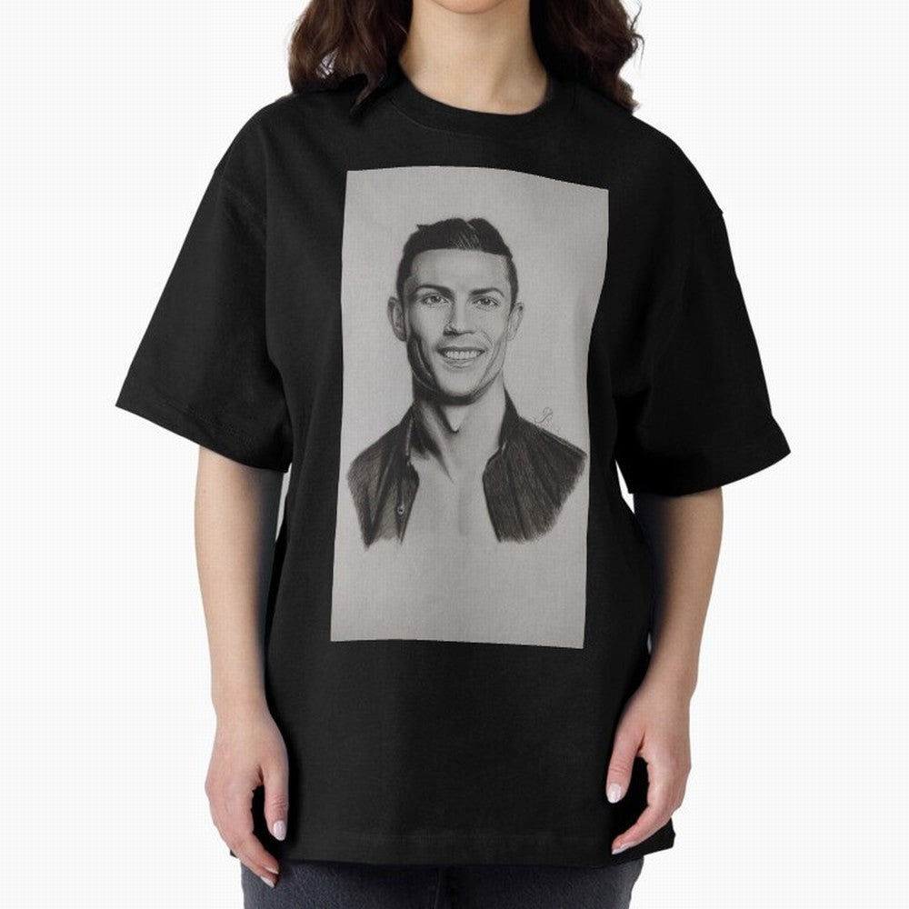 CR7 Oversized T-Shirt Follow the Final Road of FIFA World Cup 2026 Group Stage Driven by Messi and Cristiano Ronaldo, England, France and Netherlands Energy, Worldwide Fan Energy, Dramatic Goals, Stadium Lights and Championship Celebrations; Great