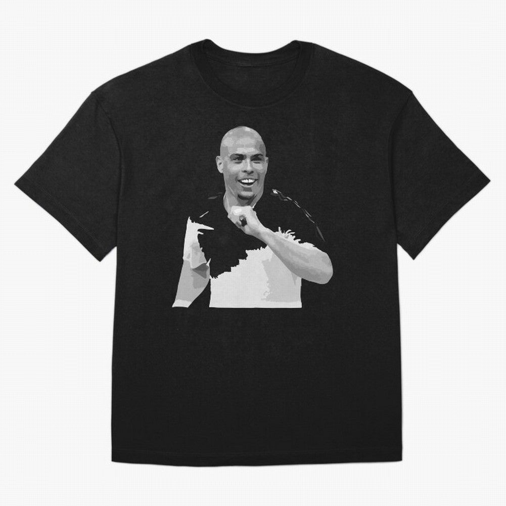 R9 Ronaldo Oversized T-Shirt Follow Every Goal of FIFA World Cup 2026 Group Stage for Fans of Neymar and Brazil, Portugal and Argentina, Bringing Championship Spirit, Famous Goals, Roaring Crowds and International Football Unity; Perfect for