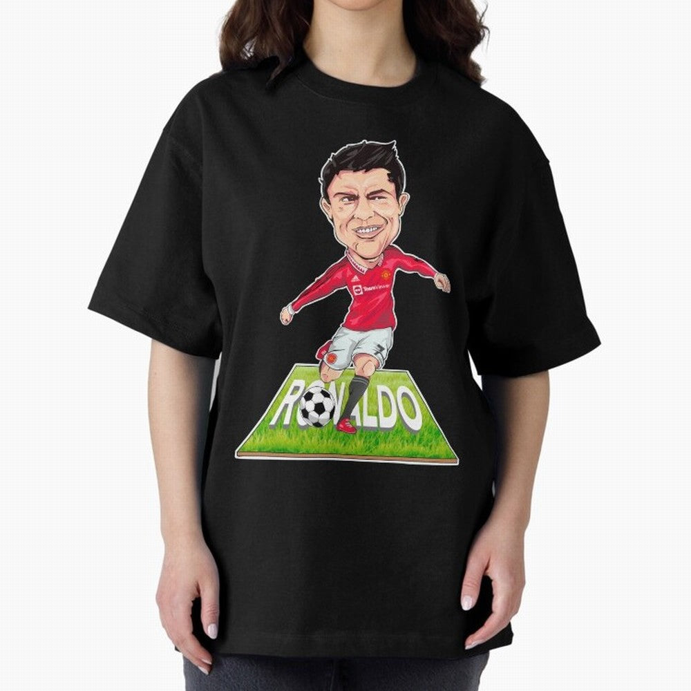 Cristiano Ronaldo Oversized T-Shirt Experience Global Football Passion for FIFA World Cup 2026 USA Canada Mexico, Connected to CR7, Argentina, France and Brazil, Tournament Hype, Historic Matchups, Family Viewing Parties and Global Sports Pride;
