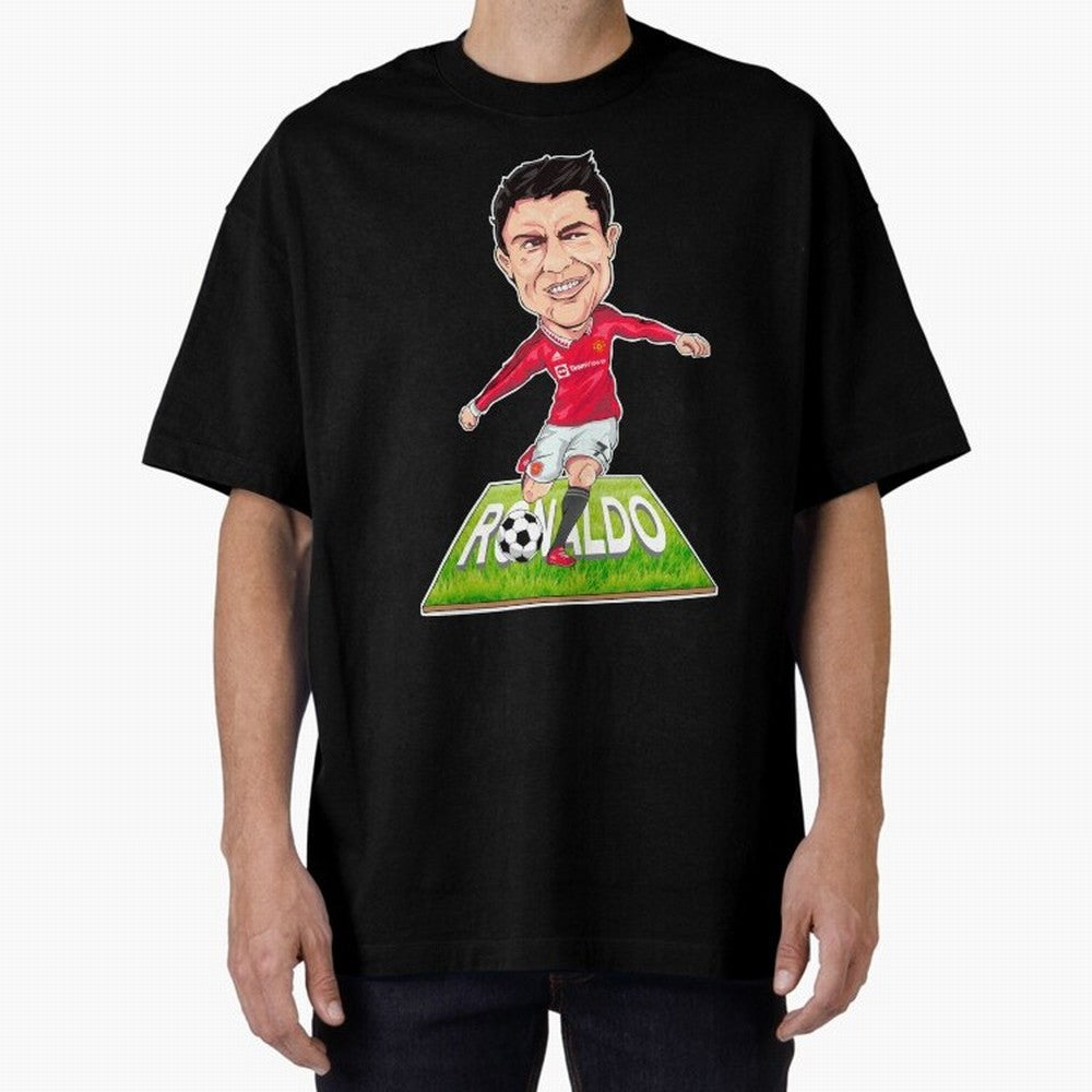 Cristiano Ronaldo Oversized T-Shirt Experience Global Football Passion for FIFA World Cup 2026 USA Canada Mexico, Connected to CR7, Argentina, France and Brazil, Tournament Hype, Historic Matchups, Family Viewing Parties and Global Sports Pride;