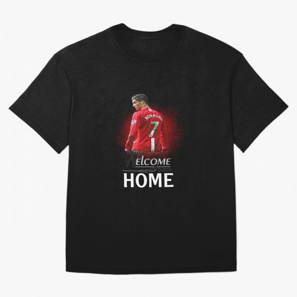 Cristiano Ronaldo welcome back - Manchester Oversized T-Shirt Capture the FIFA World Cup 2026 Group Stage Journey through Neymar, Haaland and Cristiano Ronaldo Highlights, Portugal Pride, Stadium Chants, National Pride, Trophy Dreams and