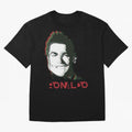 Portugal Football Captain Cristiano Ronaldo 3D Anaglyph Portrait Oversized T-Shirt Back the Journey through Match Day Hype around FIFA World Cup 2026 Group Stage, Neymar, Haaland and Cristiano Ronaldo, Argentina, Retro Football Energy, Iconic
