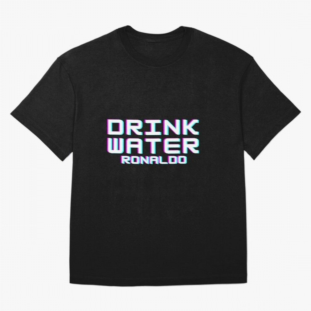 drink water ronaldo Oversized T-Shirt Celebrate Global Football Passion for FIFA World Cup 2026 USA Canada Mexico, Connected to Messi, England, France and Netherlands, Fan Favorite Moments, National Team Passion, Big Match Drama and Soccer History;