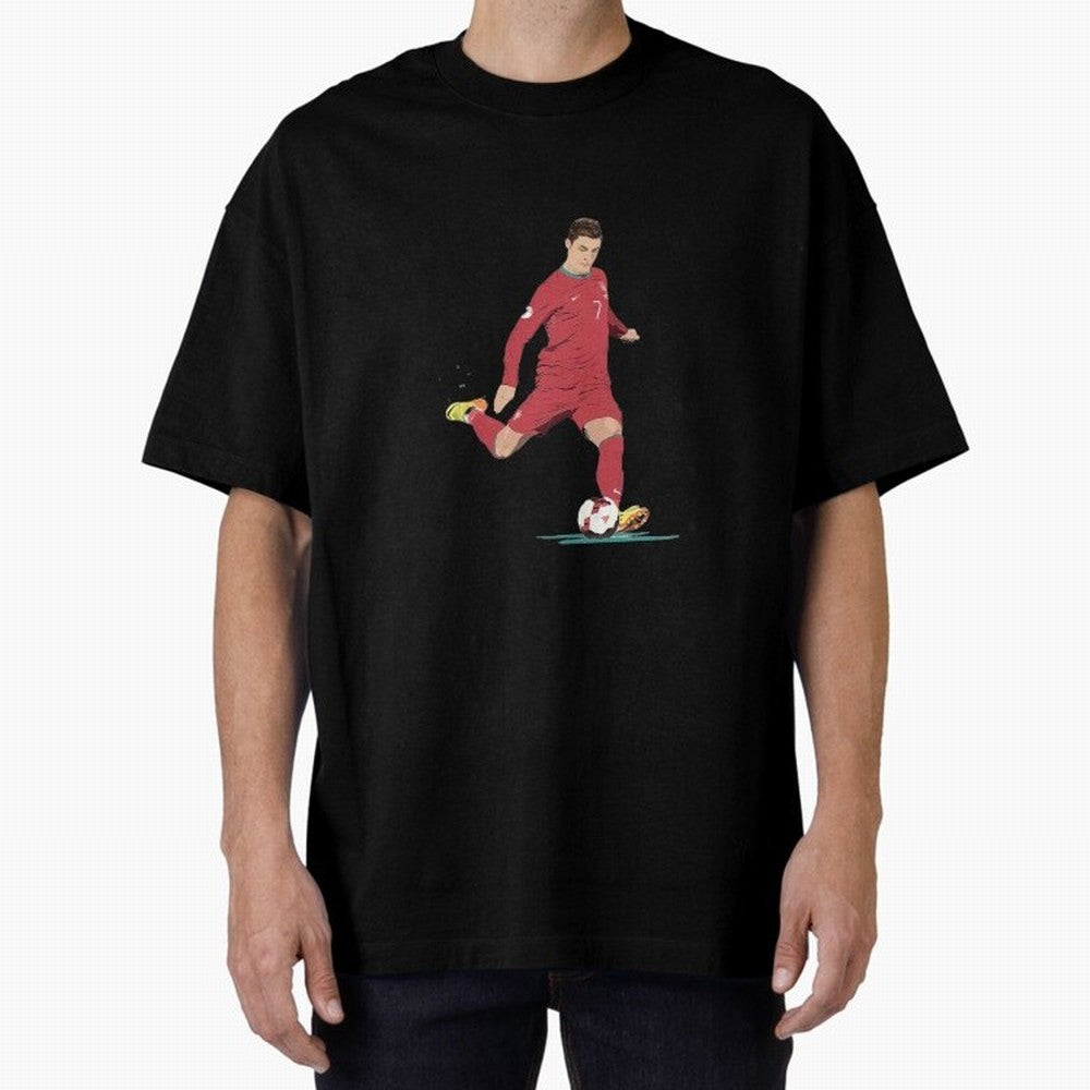 Cristiano ronaldo portugal 2022 Oversized T-Shirt Experience the FIFA World Cup 2026 USA Canada Mexico Journey through Mbappe and Neymar Highlights, Germany Pride, Supporter Pride, Iconic Celebrations, Legendary Names and Global Match Day Energy;