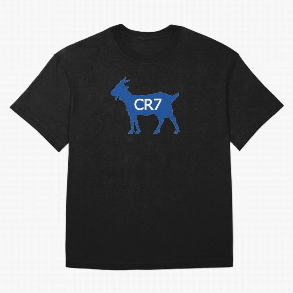 CR7 GOAT Blue Oversized T-Shirt Celebrate the Next Chapter of FIFA World Cup 2026 Group Stage Centered on Messi, CR7 and Mbappe, Netherlands Energy, Game Day Rituals, Football Legends, Country Pride and the Road to the Final; Perfect for People Who