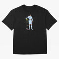 Messi and Ronaldo Reunion Illustration Oversized T-Shirt Show Match Day Excitement for Match Day Hype around FIFA World Cup 2026, Mbappe and Neymar, Argentina and Brazil, Game Day Rituals, Football Legends, Country Pride and the Road to the Final;