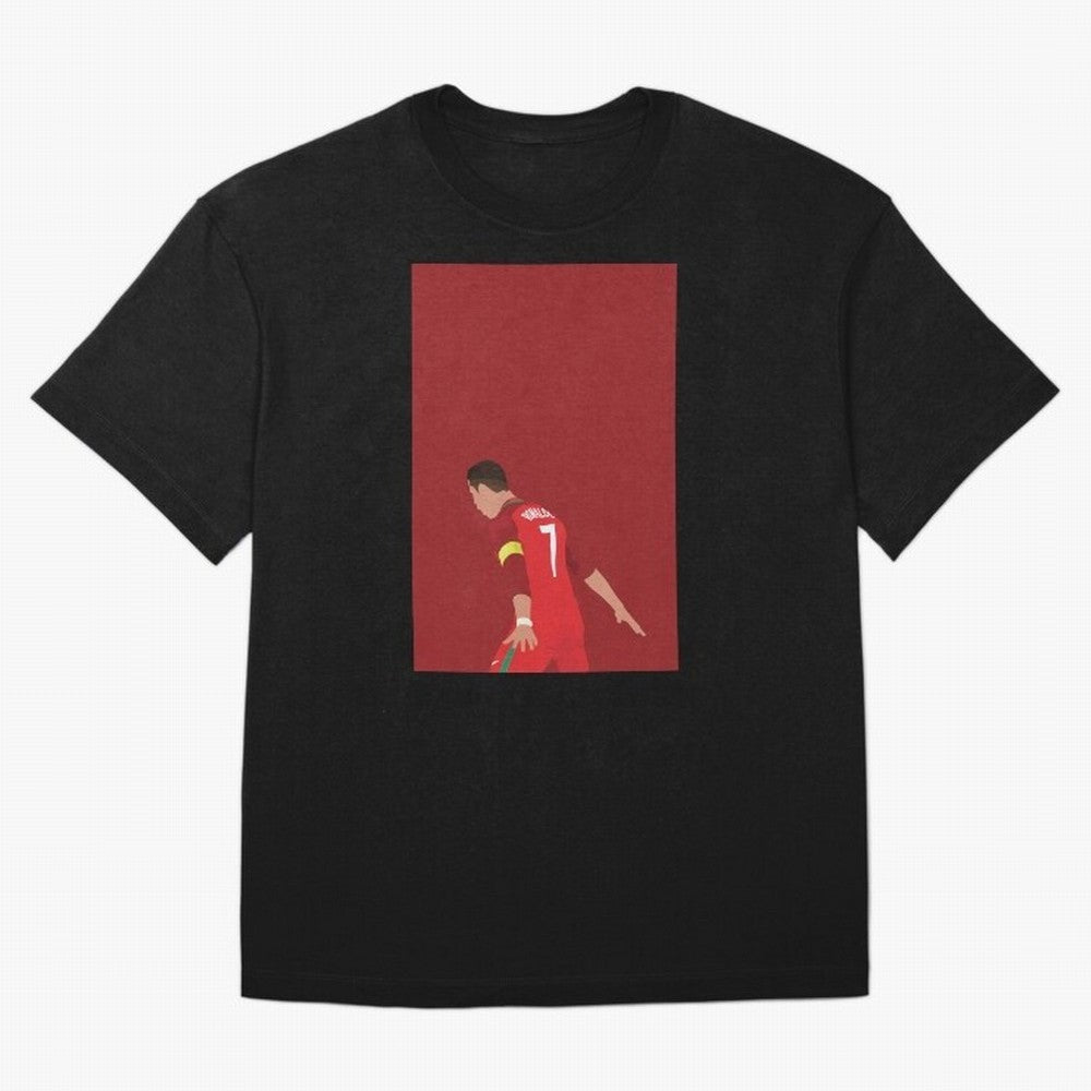 CR7 Oversized T-Shirt Feel the Trophy Chase of Global Football Passion for FIFA World Cup 2026 USA Canada Mexico, Driven by Messi, Neymar and Mbappe, France and Portugal, Goal Celebration Energy, Supporter Heritage, Football Icons and Worldwide