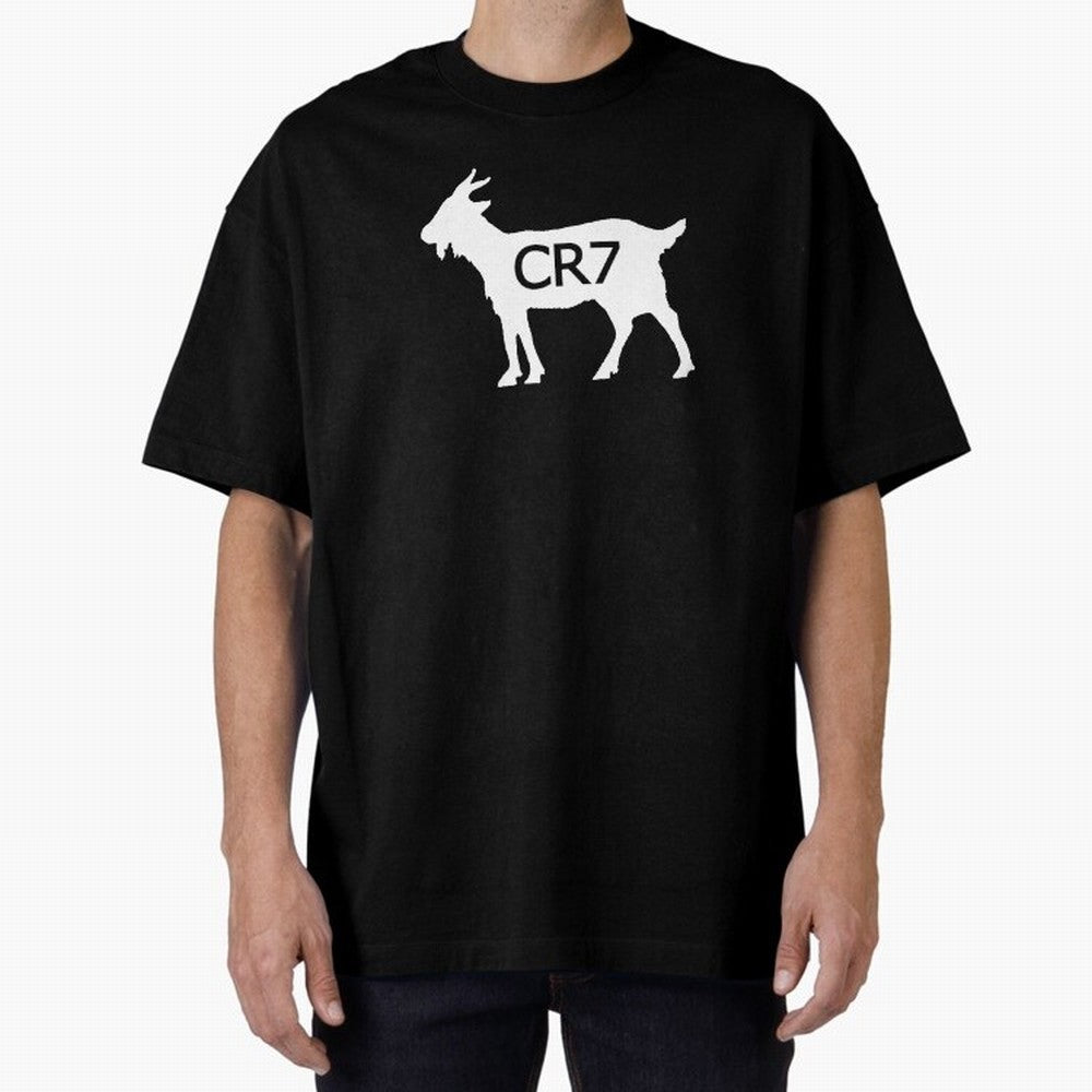 CR7 GOAT Oversized T-Shirt Bring Legendary Rivalry Energy to the FIFA World Cup 2026 Journey through Neymar Highlights, France Pride, Tournament Hype, Historic Matchups, Family Viewing Parties and Global Sports Pride; Great for Supporters Who Love