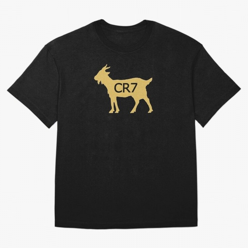 CR7 GOAT Gold Oversized T-Shirt Follow the Final Road of FIFA World Cup 2026 Spirit, Built around Argentina, France and Brazil, Mbappe, Stadium Memories, Football Loyalty, International Chants and Championship Tradition; Ideal for Fans Who Follow