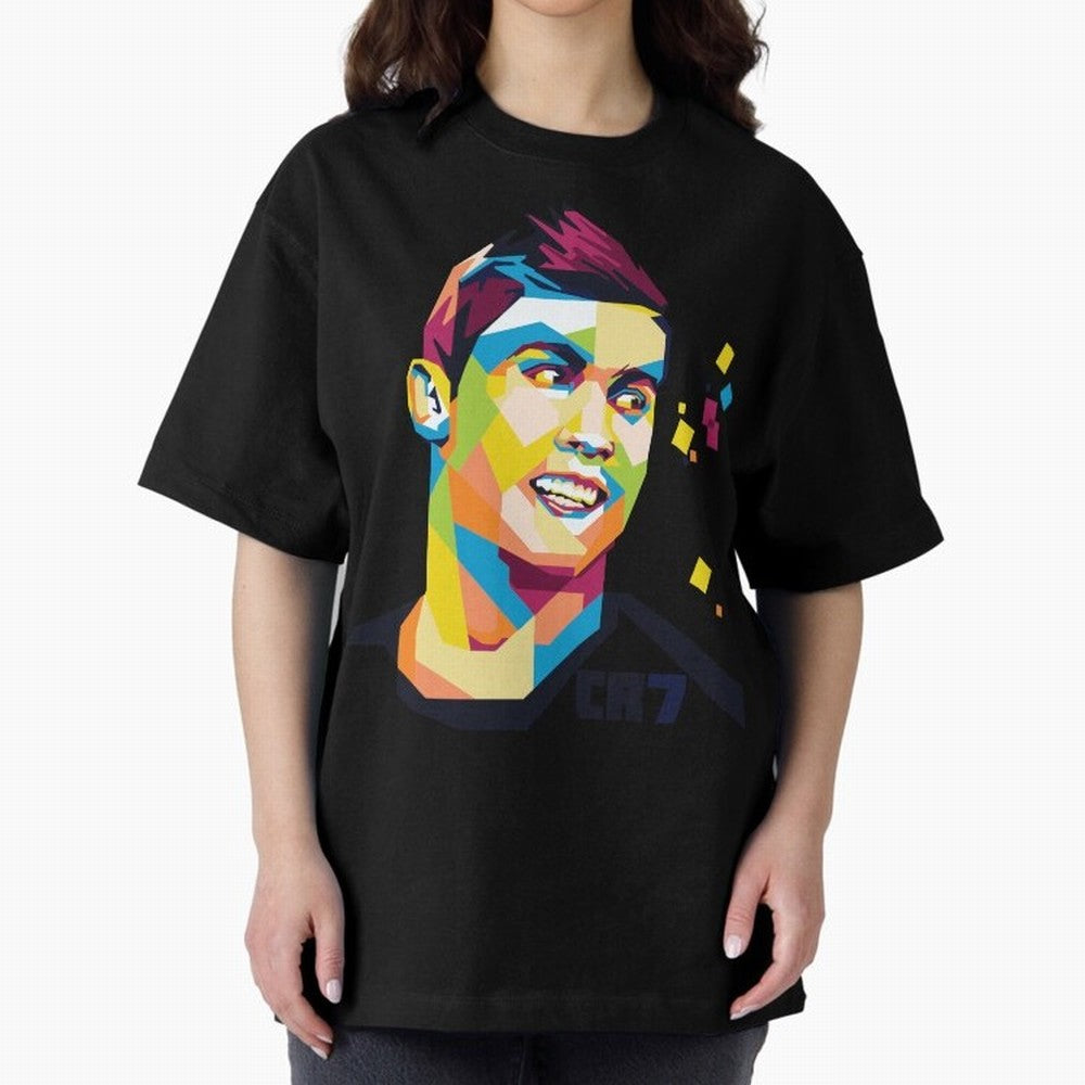 Cristiano Ronaldo Oversized T-Shirt Feel FIFA World Cup 2026 USA Canada Mexico Spirit, with Brazil, Neymar, Worldwide Fan Energy, Dramatic Goals, Stadium Lights and Championship Celebrations; Made for Collectors Who Enjoy Iconic Players, Country