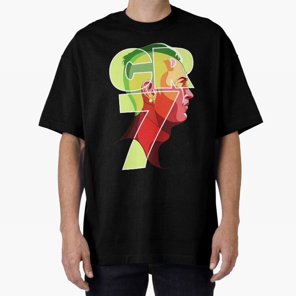 CR7 Football Legend ¨C Cristiano Ronaldo Inspired Design for True Fans Oversized T-Shirt Carry FIFA World Cup 2026 Group Stage Spirit, Highlighting Portugal, Cristiano Ronaldo, Haaland and CR7, Tournament Hype, Historic Matchups, Family Viewing