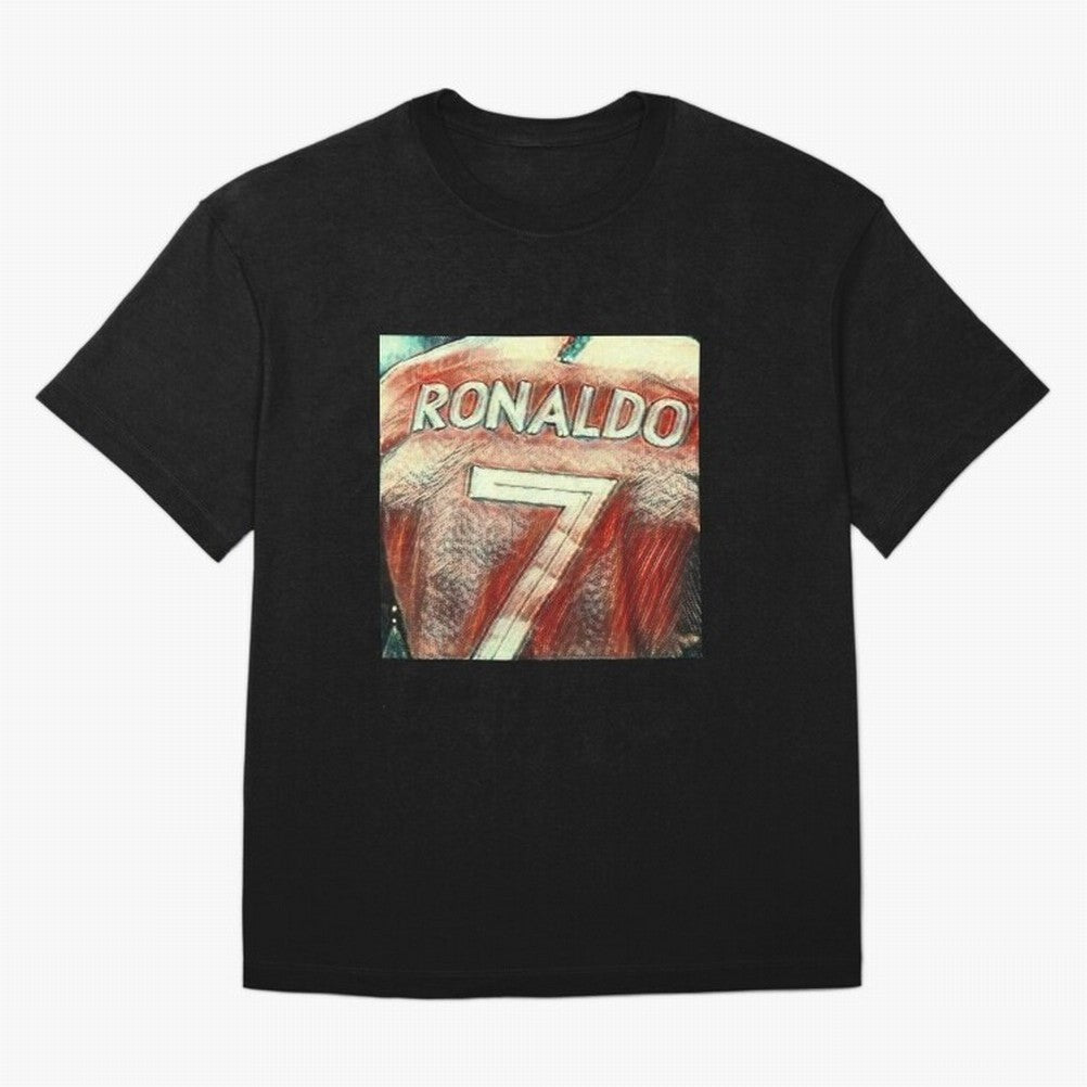CR7 Oversized T-Shirt Bring Bold Fan Energy to Global Football Passion for FIFA World Cup 2026 USA Canada Mexico, Featuring Messi, CR7 and Mbappe, Argentina, France and Brazil, Football Festival Excitement, Trophy Ambitions, Country Rivalries and