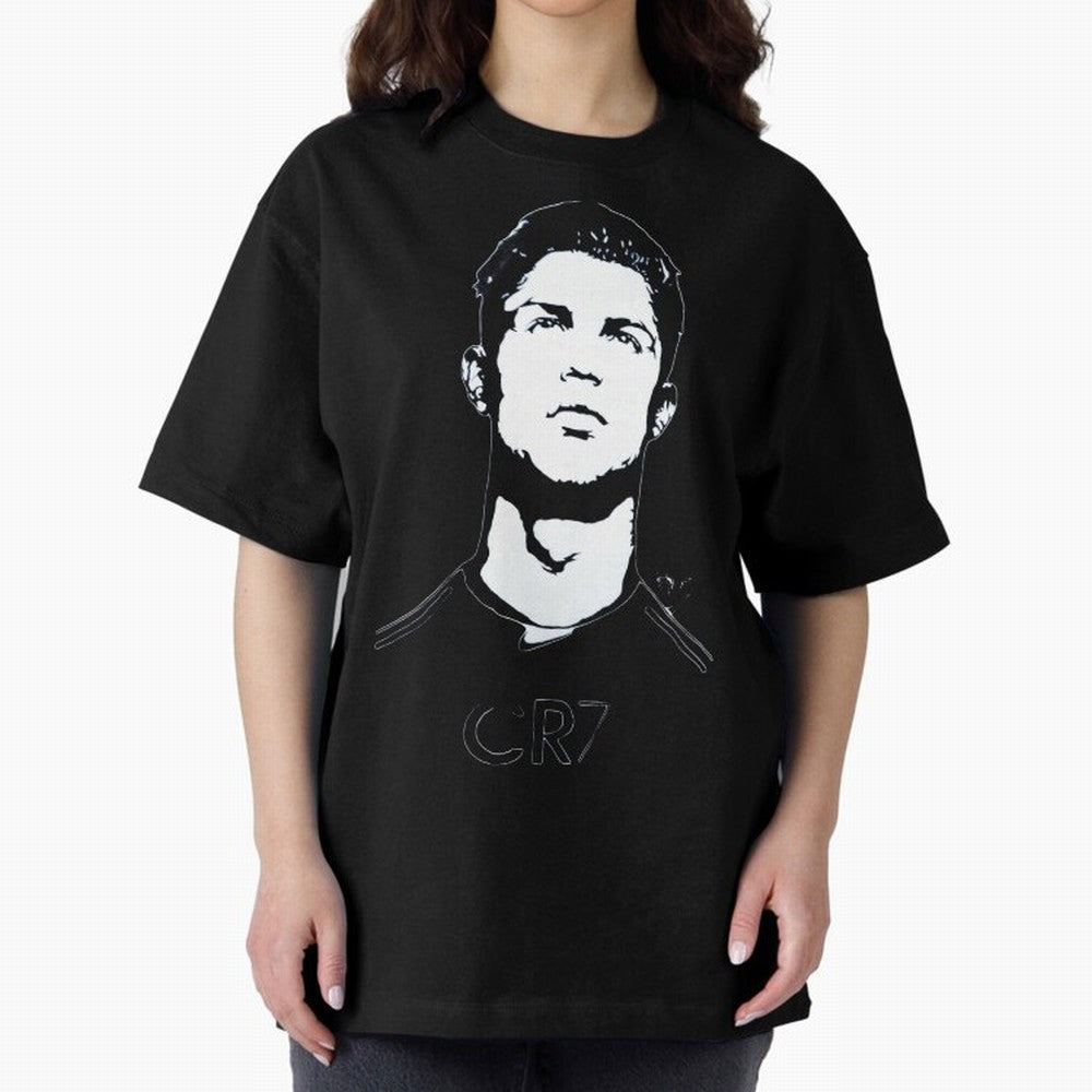 Cristiano Ronaldo Oversized T-Shirt Live the Energy of FIFA World Cup 2026 Group Stage for Fans of Messi and Brazil, Bringing Soccer Culture, Superstar Moments, National Team Dreams and Competitive Fire; Perfect for Supporters Who Want Bold