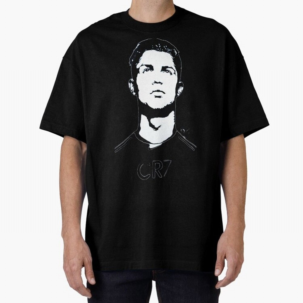 Cristiano Ronaldo Oversized T-Shirt Live the Energy of FIFA World Cup 2026 Group Stage for Fans of Messi and Brazil, Bringing Soccer Culture, Superstar Moments, National Team Dreams and Competitive Fire; Perfect for Supporters Who Want Bold