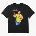 Ronaldo Nazario Pop Art Oversized T-Shirt Celebrate Golden Goal Energy in Match Day Hype around FIFA World Cup 2026, CR7, Argentina and Brazil, Worldwide Fan Energy, Dramatic Goals, Stadium Lights and Championship Celebrations; Ideal for Football
