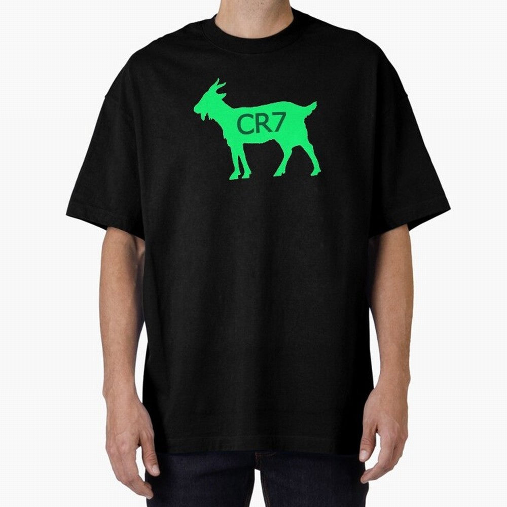CR7 GOAT Saudi Arabia Green Oversized T-Shirt Feel the Roar of FIFA World Cup 2026 USA Canada Mexico Spirit, Capturing Netherlands, CR7, Championship Spirit, Famous Goals, Roaring Crowds and International Football Unity; Made for Collectors Who