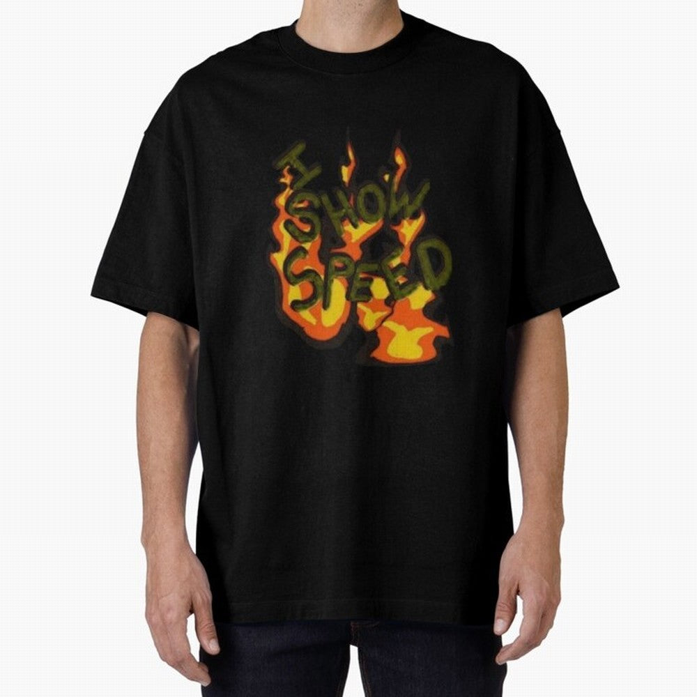 ISHOWSPEED MERCH LOGO 2 Oversized T-Shirt Bring International Match Energy to FIFA World Cup 2026 USA Canada Mexico Featuring Messi, Neymar and Mbappe, Brazil Energy, Football History, Final Match Energy, Crowd Noise and Once in a Lifetime Moments;