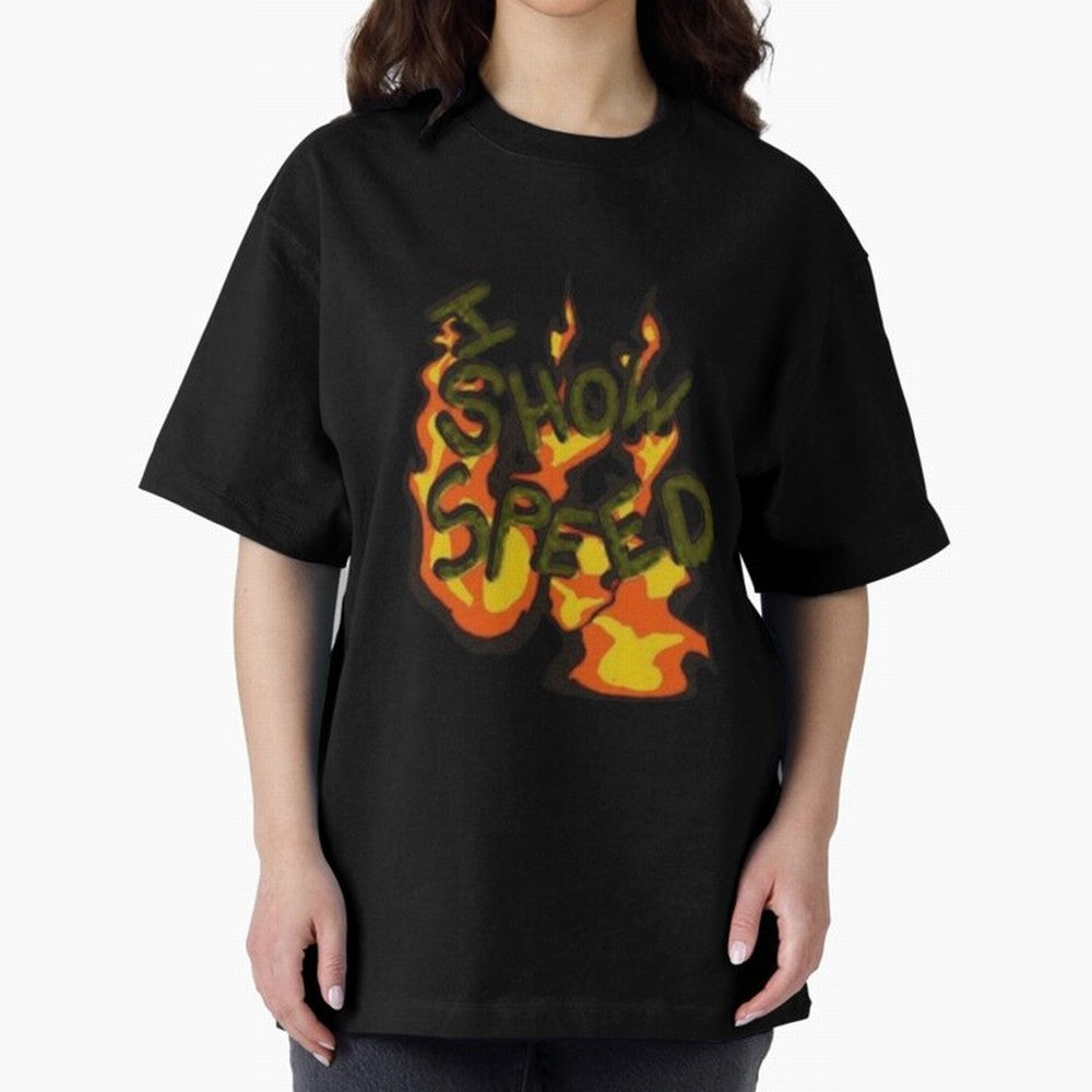 ISHOWSPEED MERCH LOGO 2 Oversized T-Shirt Bring International Match Energy to FIFA World Cup 2026 USA Canada Mexico Featuring Messi, Neymar and Mbappe, Brazil Energy, Football History, Final Match Energy, Crowd Noise and Once in a Lifetime Moments;