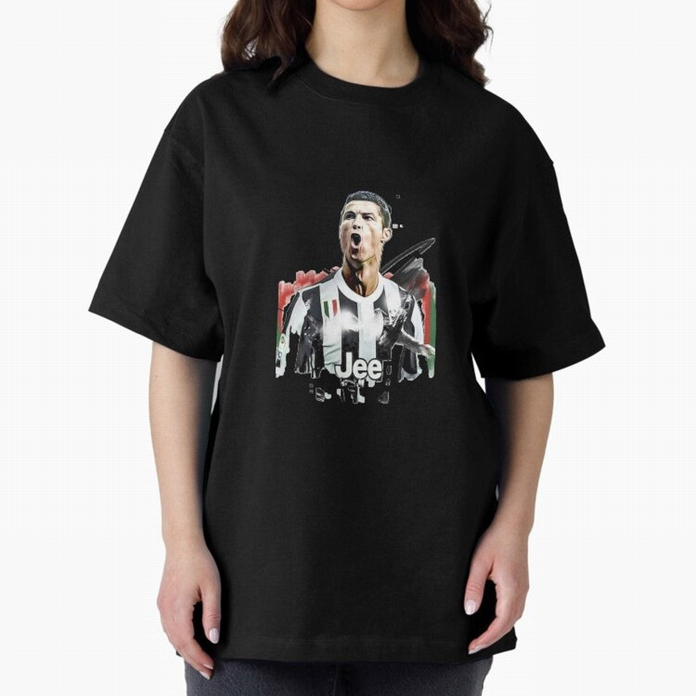 Ronaldo Oversized T-Shirt Experience the FIFA World Cup 2026 Journey through Messi and Cristiano Ronaldo Highlights, Argentina and Brazil Pride, Goal Celebration Energy, Supporter Heritage, Football Icons and Worldwide Tournament Joy; Perfect for