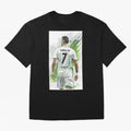 Ronaldo Oversized T-Shirt Feel International Energy from Global Football Passion for FIFA World Cup 2026, Inspired by Neymar, Haaland and Cristiano Ronaldo, France and Portugal, Fan Favorite Moments, National Team Passion, Big Match Drama and