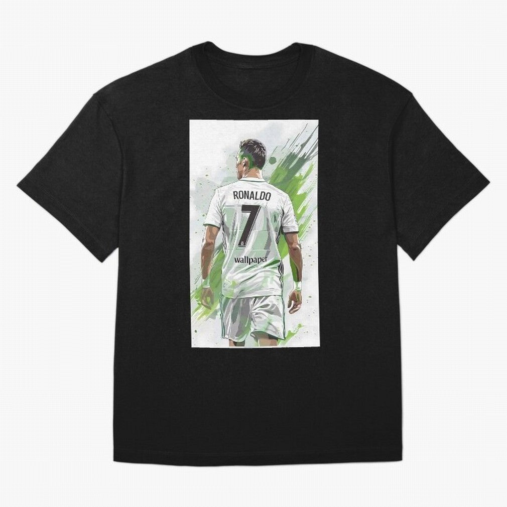 Ronaldo Oversized T-Shirt Feel International Energy from Global Football Passion for FIFA World Cup 2026, Inspired by Neymar, Haaland and Cristiano Ronaldo, France and Portugal, Fan Favorite Moments, National Team Passion, Big Match Drama and