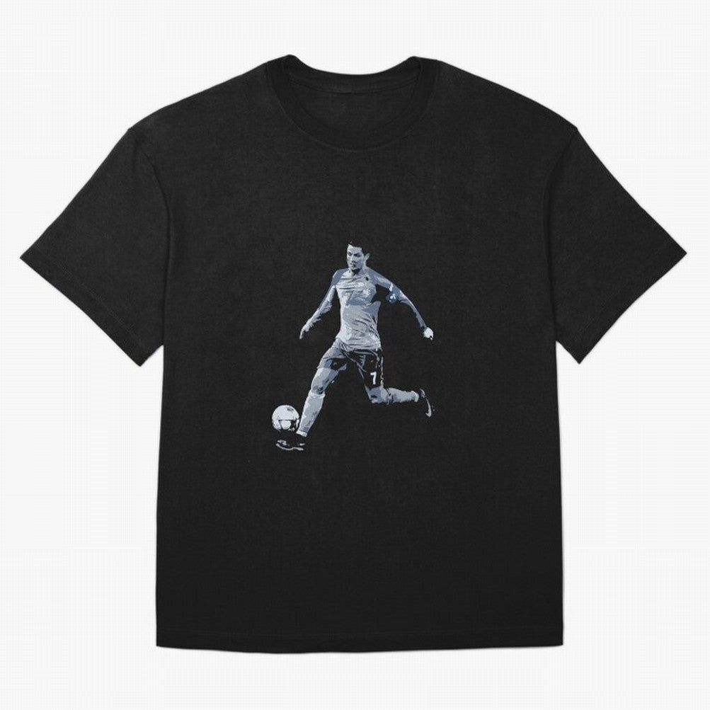 Soccer Football Art, Cristiano Ronaldo Oversized T-Shirt Enjoy the Biggest Football Party of FIFA World Cup 2026 Group Stage Filled with Messi, England Energy, Global Supporter Spirit, Legendary Goals, National Colors and Tournament Celebration;