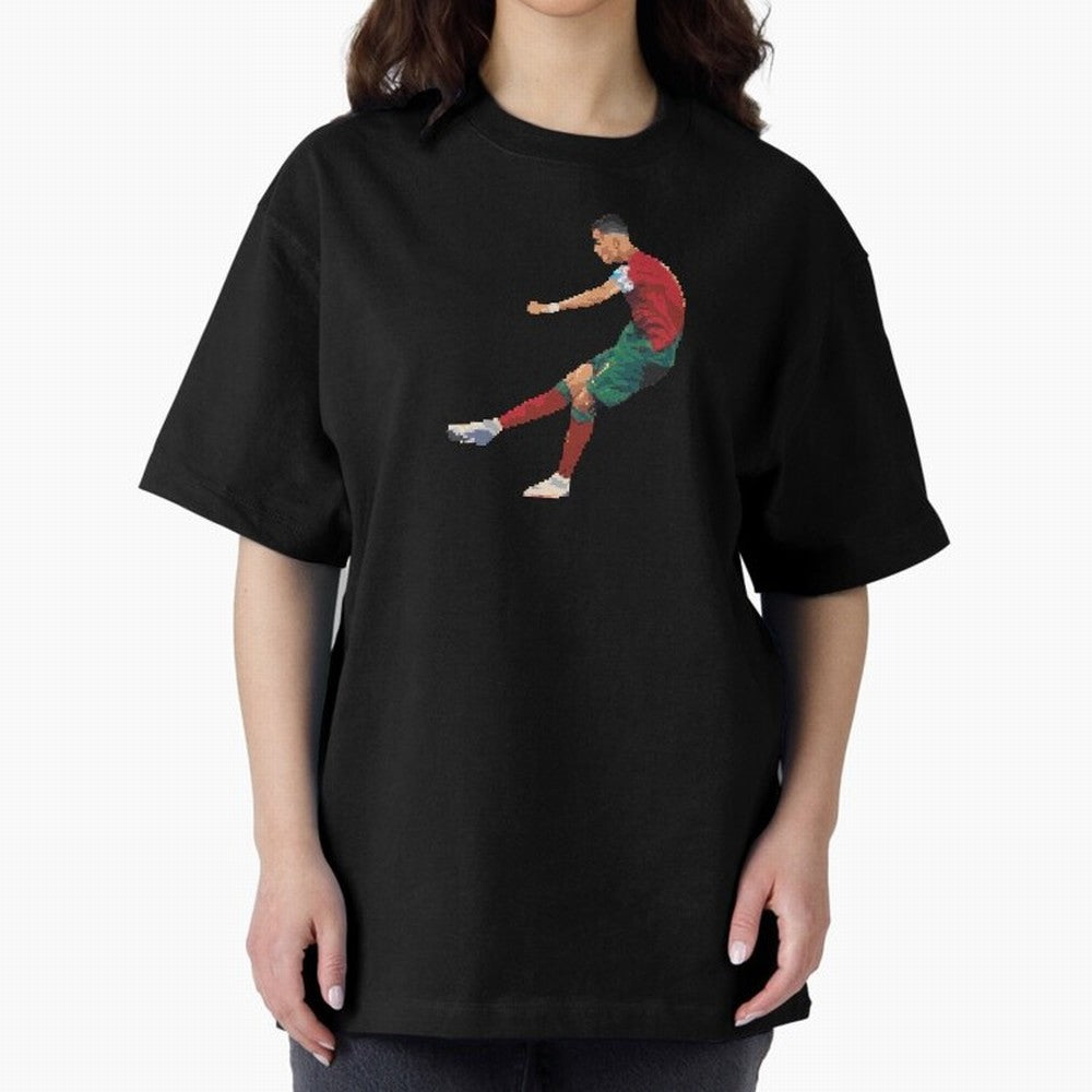 Cristiano Ronaldo Oversized T-Shirt Support the Legends of FIFA World Cup 2026 USA Canada Mexico Made for Mbappe, Spain and Netherlands Energy, Vintage Soccer Flavor, Modern Football Stars, National Flags and Final Night Emotion; Built for