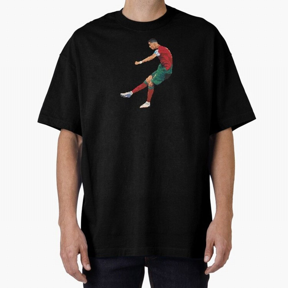 Cristiano Ronaldo Oversized T-Shirt Support the Legends of FIFA World Cup 2026 USA Canada Mexico Made for Mbappe, Spain and Netherlands Energy, Vintage Soccer Flavor, Modern Football Stars, National Flags and Final Night Emotion; Built for