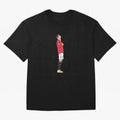Ronaldo Pose Oversized T-Shirt Share the Excitement of FIFA World Cup 2026 USA Canada Mexico for Fans of Cristiano Ronaldo and Portugal, Spain and Germany, Bringing Game Day Rituals, Football Legends, Country Pride and the Road to the Final; Great