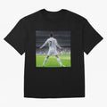 Ronaldo caricature Oversized T-Shirt Refresh FIFA World Cup 2026 Spirit, with Portugal, Messi, Game Day Rituals, Football Legends, Country Pride and the Road to the Final; Perfect for Fans, Collectors, Family Gatherings, Watch Parties and Every