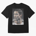 Cristiano Ronaldo Oversized T-Shirt Capture Stadium Memories from FIFA World Cup 2026 USA Canada Mexico Spirit, with England, Messi, CR7 and Mbappe, Sports Nostalgia, International Competition, Famous Players and Unforgettable Victories; Ideal for
