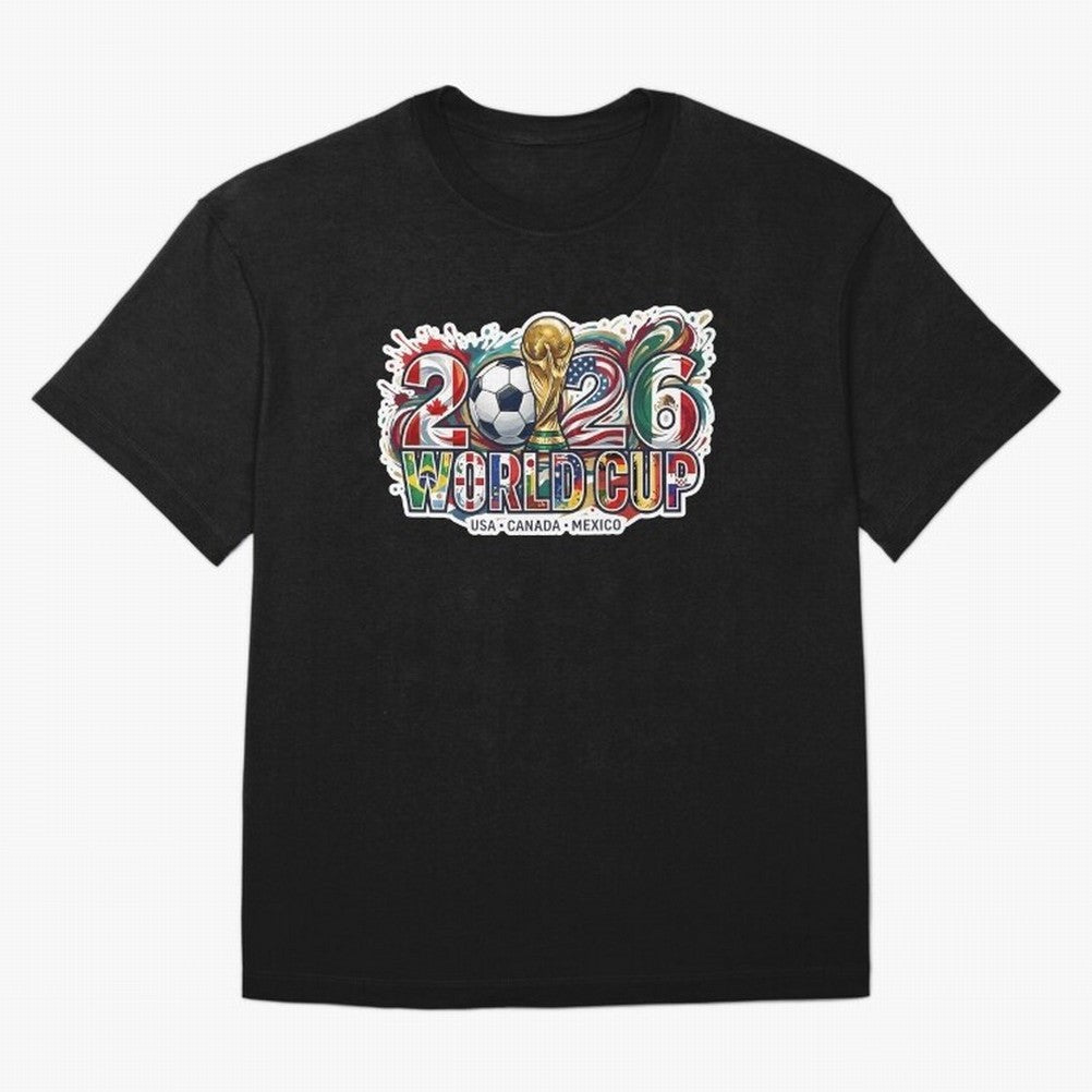 2026 World Cup International Futbol Football Soccer USA Canada Mexico Oversized T-Shirt Join Global Football Passion for FIFA World Cup 2026 USA Canada Mexico, Featuring Haaland, Portugal, Spain and Germany, Supporter Pride, Iconic Celebrations,