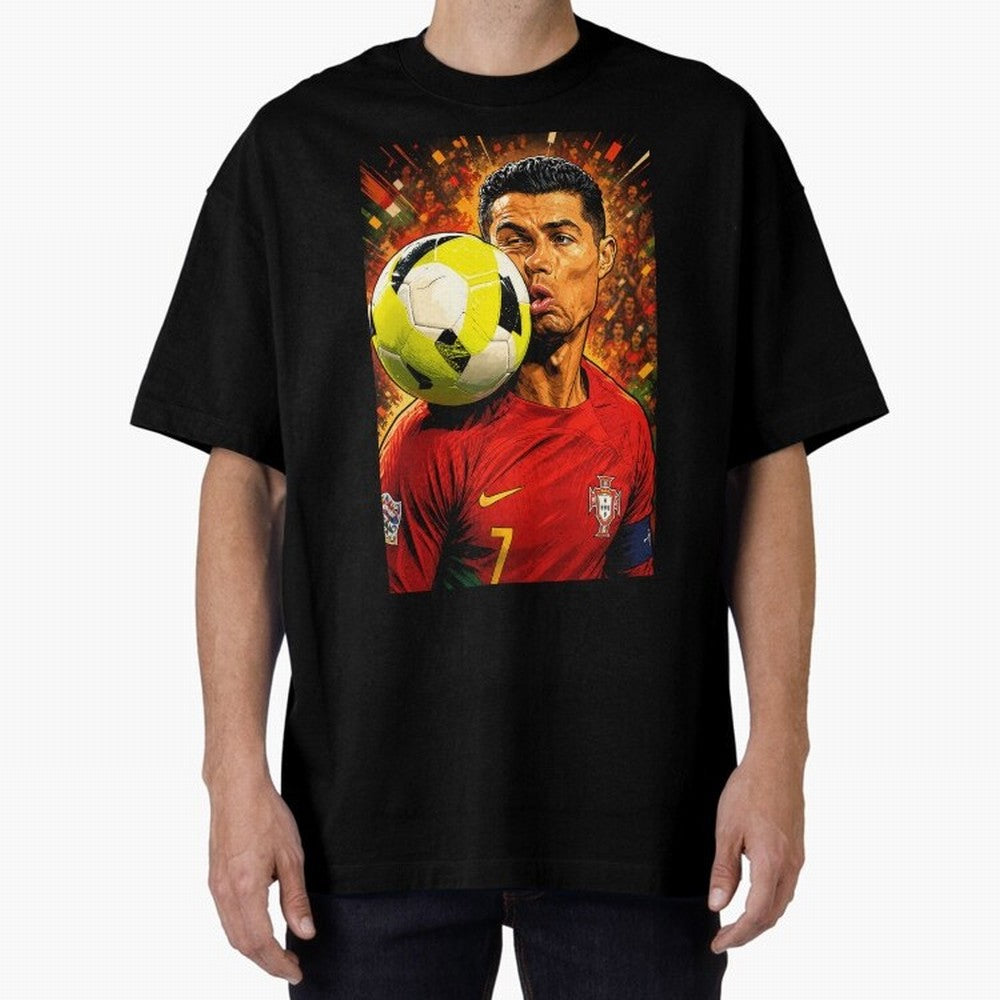 Legendary shot Oversized T-Shirt Bring Champion Energy into FIFA World Cup 2026 USA Canada Mexico Inspired by CR7 and Messi, England, France and Netherlands Energy, Stadium Memories, Football Loyalty, International Chants and Championship