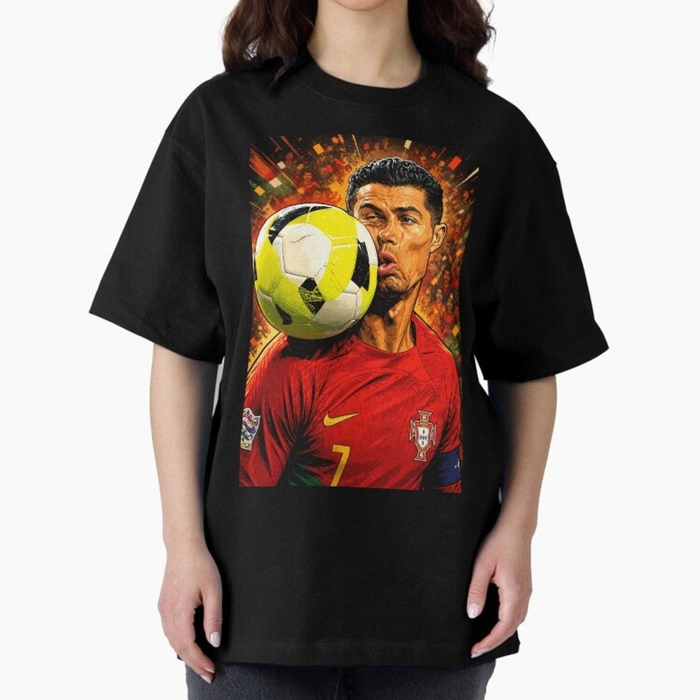 Legendary shot Oversized T-Shirt Bring Champion Energy into FIFA World Cup 2026 USA Canada Mexico Inspired by CR7 and Messi, England, France and Netherlands Energy, Stadium Memories, Football Loyalty, International Chants and Championship