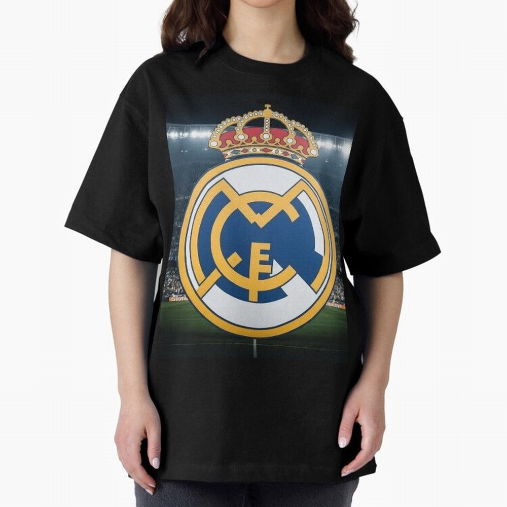 I love Madrid Oversized T-Shirt Capture Global Football Passion for FIFA World Cup 2026, Centered on Mbappe and Neymar, France and Portugal, Stadium Memories, Football Loyalty, International Chants and Championship Tradition; Great for Watch