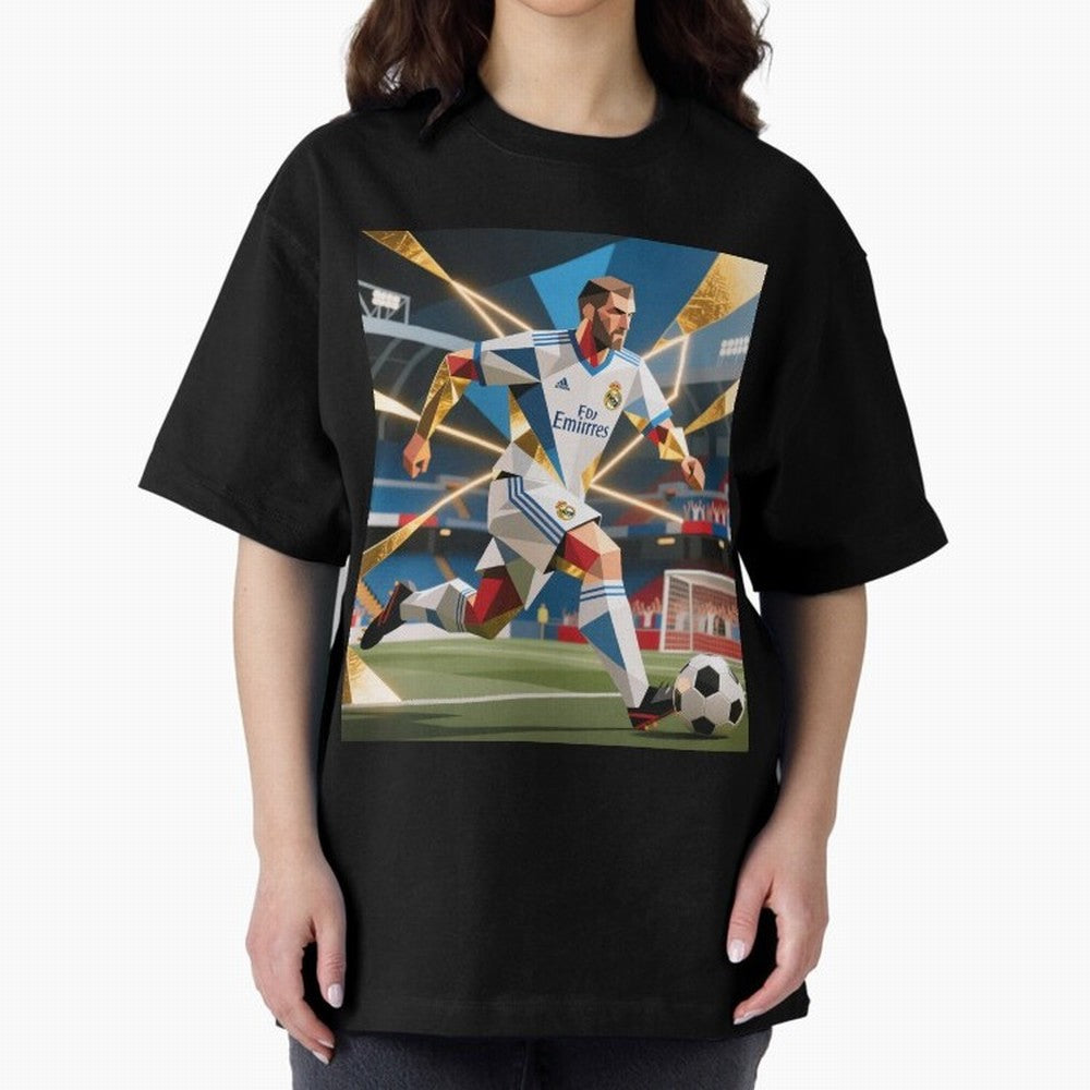 Madridistas Oversized T-Shirt Unlock FIFA World Cup 2026 for Fans of Mbappe and Neymar and England, France and Netherlands, Bringing Retro Football Energy, Iconic Rivalries, Trophy Chase Drama and Stadium Atmosphere; Made for Collectors Who Enjoy