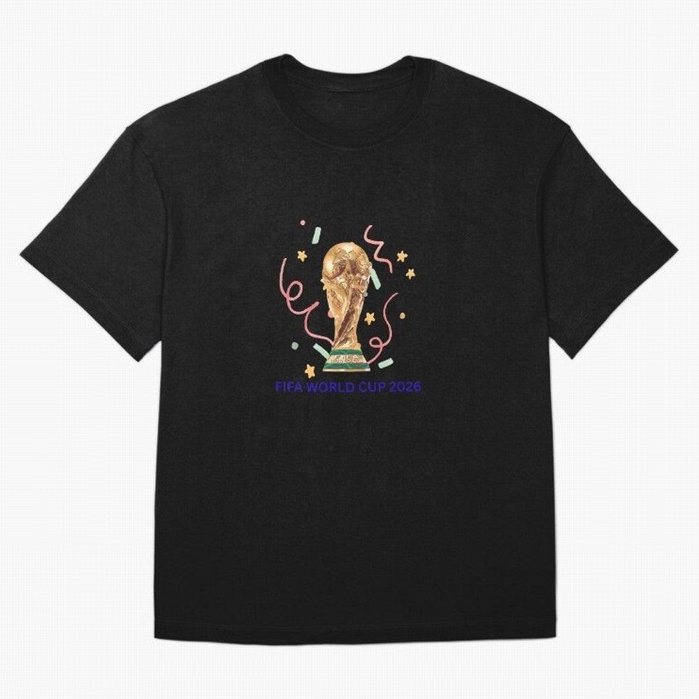 FIFA World Cup 2026 Oversized T-Shirt Live the Energy of Global Football Passion for FIFA World Cup 2026 Group Stage, with Mbappe and Neymar, Argentina, Fan Favorite Moments, National Team Passion, Big Match Drama and Soccer History; Perfect for