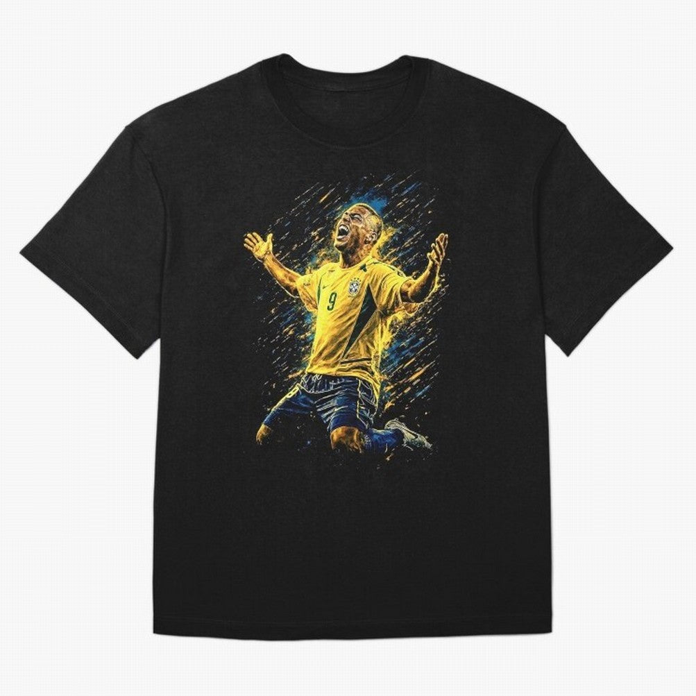 R9 Ronaldo Football Legend Oversized T-Shirt Celebrate Rivalries and Pride in FIFA World Cup 2026 Group Stage Spirit, Filled with Netherlands, Haaland and Mbappe, Football History, Final Match Energy, Crowd Noise and Once in a Lifetime Moments;