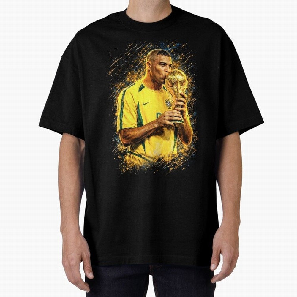 R9 Ronaldo Football Legend Oversized T-Shirt Stand Proud for FIFA World Cup 2026 Inspired by Cristiano Ronaldo, Argentina, France and Brazil Energy, Goal Celebration Energy, Supporter Heritage, Football Icons and Worldwide Tournament Joy; Perfect