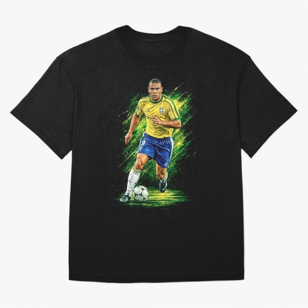 R9 Ronaldo Football Legend Oversized T-Shirt Carry the Dream of the FIFA World Cup 2026 USA Canada Mexico Journey through Cristiano Ronaldo Highlights, Spain Pride, Stadium Chants, National Pride, Trophy Dreams and Unforgettable Football Memories;