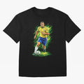 R9 Ronaldo Football Legend Oversized T-Shirt Carry the Dream of the FIFA World Cup 2026 USA Canada Mexico Journey through Cristiano Ronaldo Highlights, Spain Pride, Stadium Chants, National Pride, Trophy Dreams and Unforgettable Football Memories;