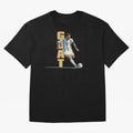 Messi in action GOAT Minimalist Graphic Oversized T-Shirt Spotlight FIFA World Cup 2026 USA Canada Mexico for Fans of CR7 and Messi and Brazil, Portugal and Argentina, Bringing Football Passion, Legendary Performances, Festival Vibes and Supporter