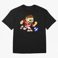 Ronaldo Manchester United (8-bit Football / Soccer Player) Oversized T-Shirt Upgrade FIFA World Cup 2026 Group Stage for Fans of Neymar, Haaland and Cristiano Ronaldo and Argentina and Brazil, Bringing Football Passion, Legendary Performances,