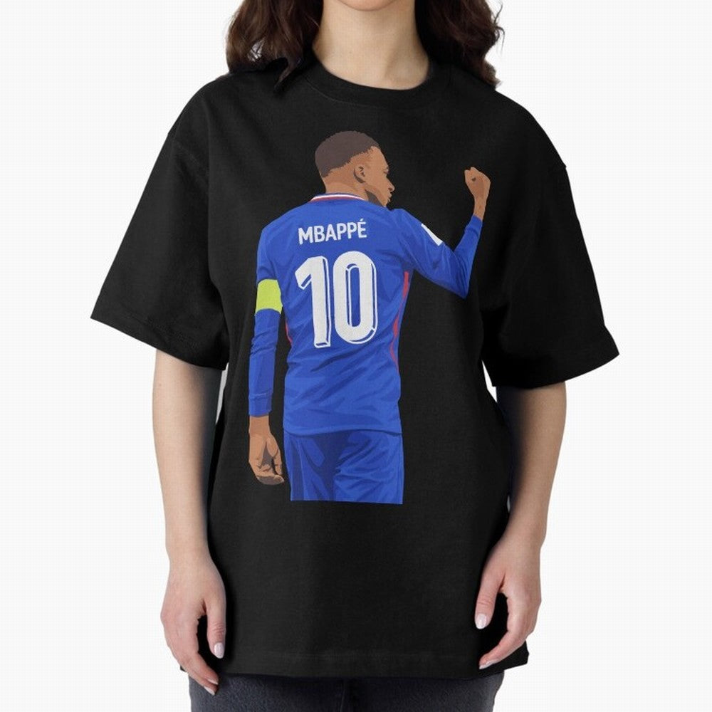 Kylian Mbappe France Oversized T-Shirt Bring Retro Soccer Energy to Match Day Hype around FIFA World Cup 2026 USA Canada Mexico, CR7 and Messi, Portugal, Match Day Excitement, Supporter Culture, Golden Goals and Global Football Passion; Perfect for